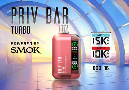 Priv Bar Turbo By SMOK – 15,000 Puffs Disposable Vape