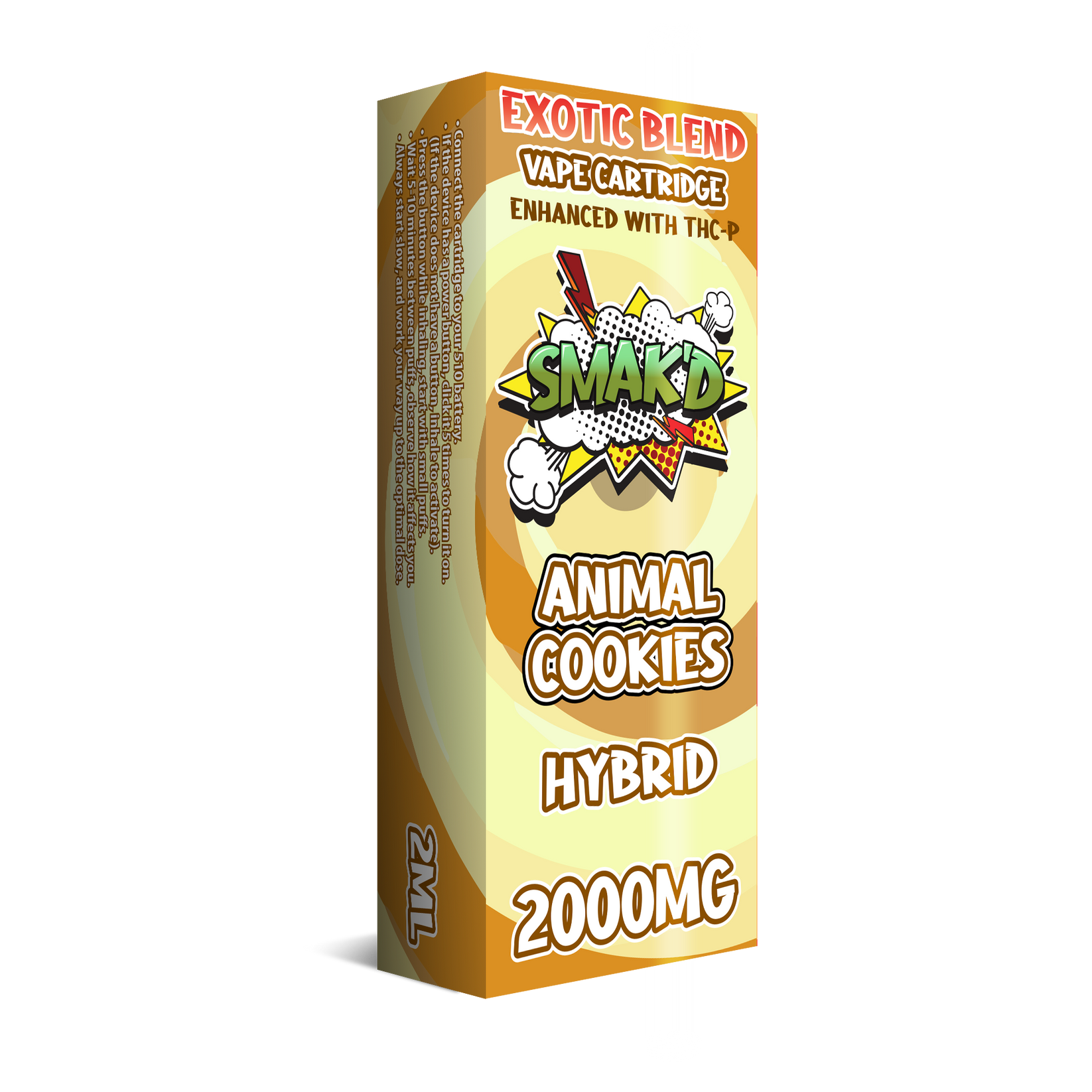 Smak'd Exotic Blend THC Cartridges 2ML Wholesale Price Smokegem