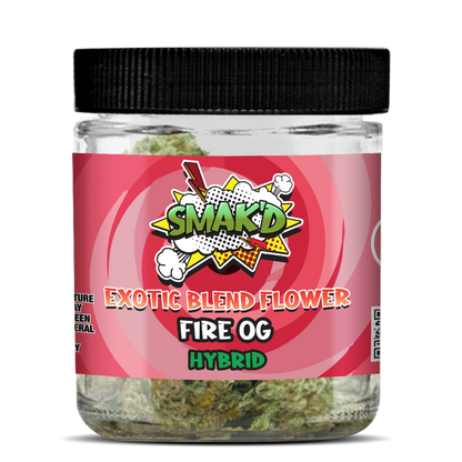 Smak'd Exotic Blend THC Flower I 10G Jar