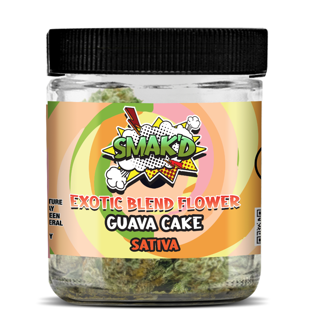 Smak'd Exotic Blend THC Flower I 10G Jar