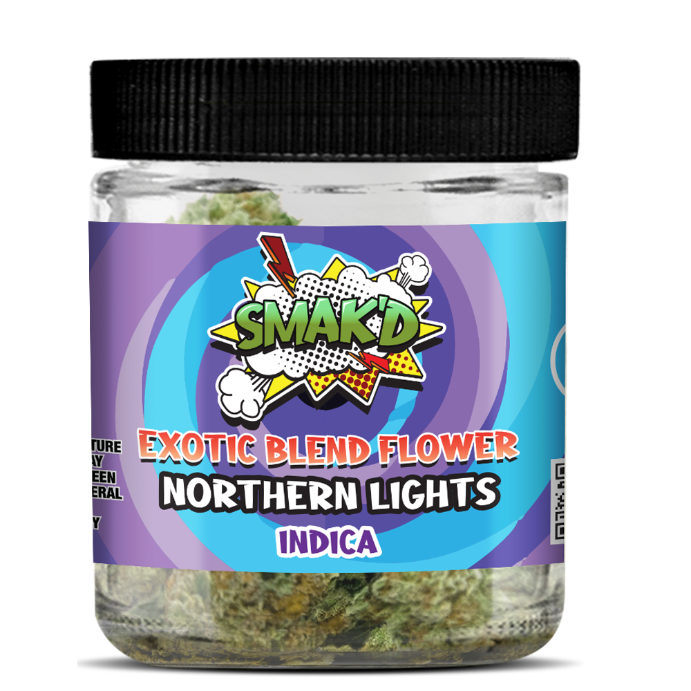 Smak'd Exotic Blend THC Flower I 10G Jar