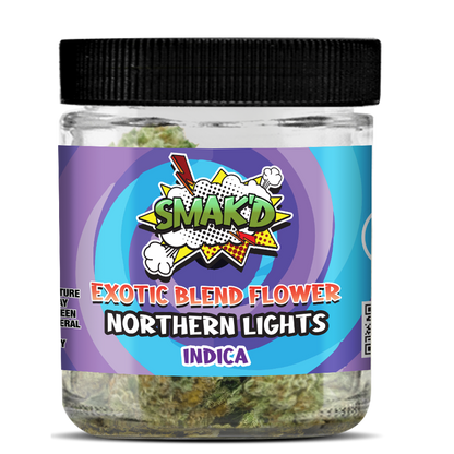 Smak'd Exotic Blend THC Flower I 10G Jar