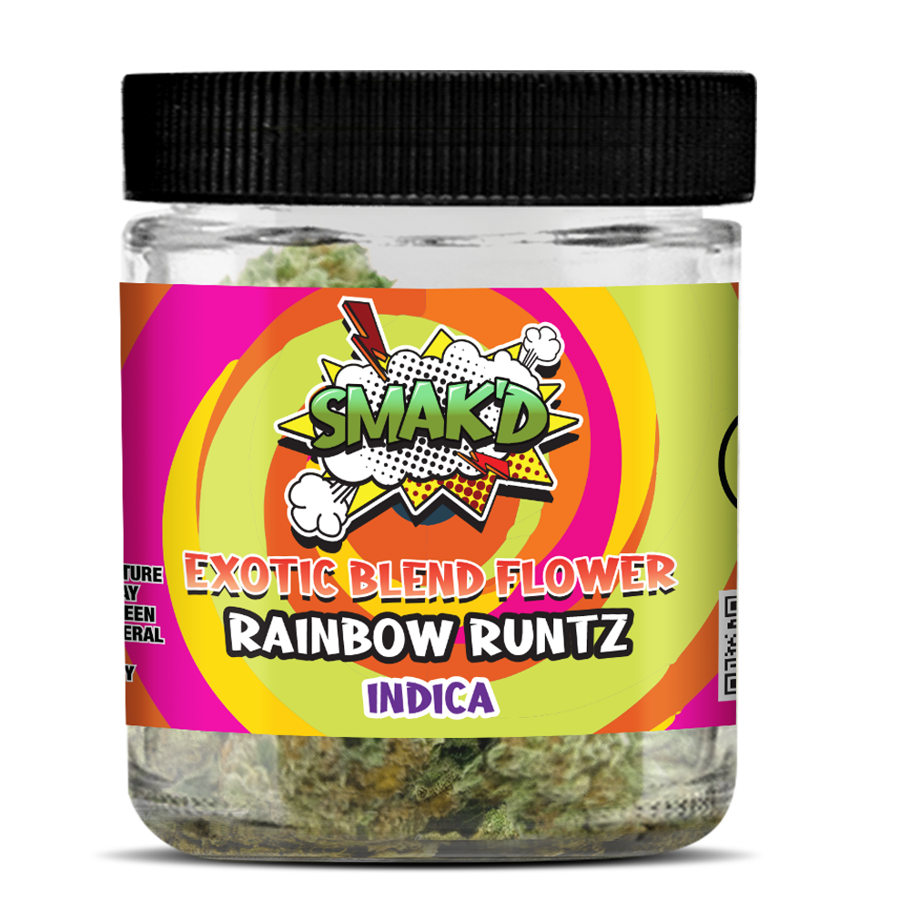 Smak'd Exotic Blend THC Flower I 10G Jar