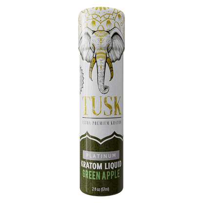 Tusk Platinum Kratom Shot 2oz - Display of 12