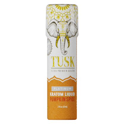 Tusk Platinum Kratom Shot 2oz - Display of 12