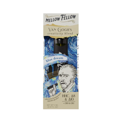 Mellow Fellow Van Gogh's Creativity Blend (Blue Dream) 2ml Disposable - 6 CT