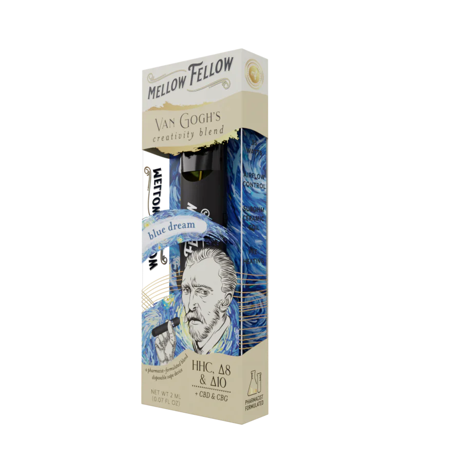Mellow Fellow Van Gogh's Creativity Blend (Blue Dream) 2ml Disposable - 6 CT