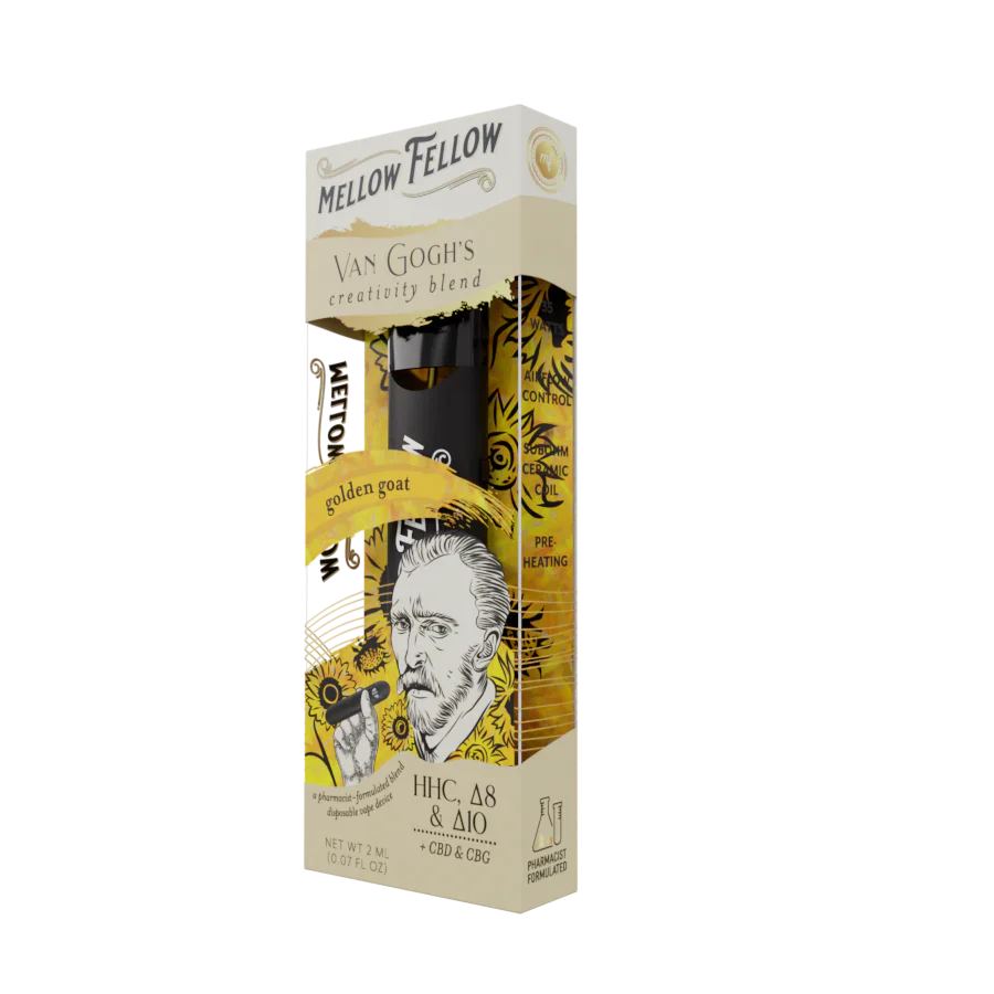 Mellow Fellow Van Gogh's Creativity Blend (Golden Goat) 2ml Disposable - 6 CT