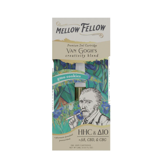 Mellow Fellow Van Gogh's Creativity Blend - 2ml Vape Cartridge - GMO Cookies - 6 CT