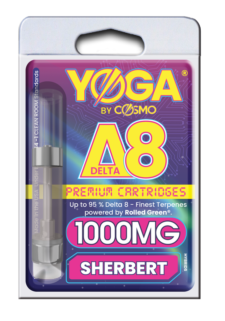 YOGA By Cosmo Delta 8 Premium Vape Cartridge 1-Gram | 1000mg