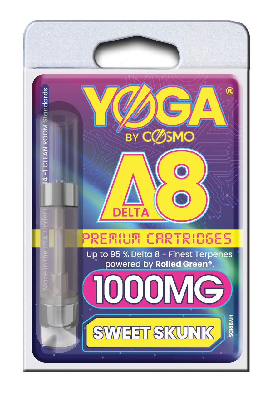 YOGA By Cosmo Delta 8 Premium Vape Cartridge 1-Gram | 1000mg