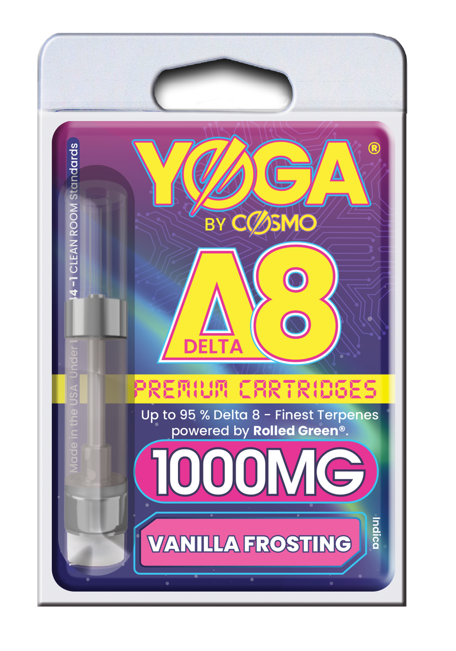 YOGA By Cosmo Delta 8 Premium Vape Cartridge 1-Gram | 1000mg