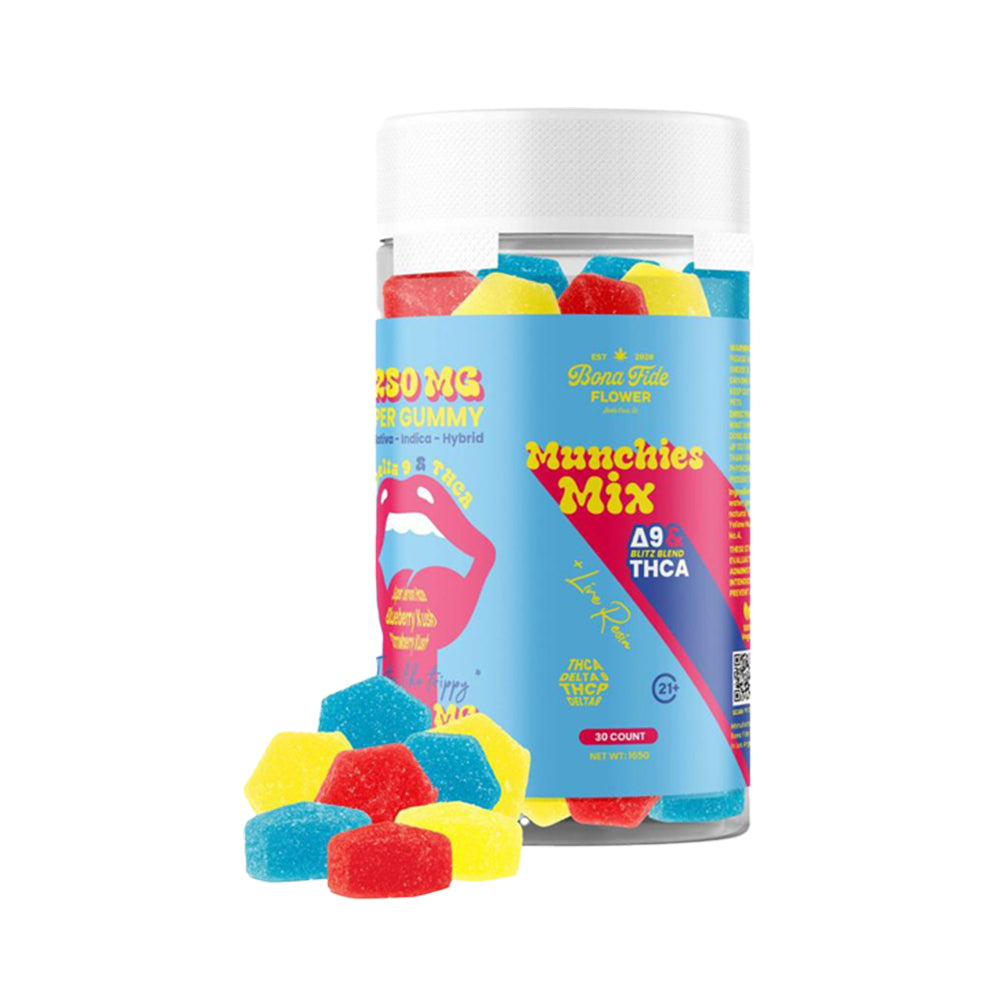 Bona Fide Flower Blitz Blend THC Gummies I 7500mg