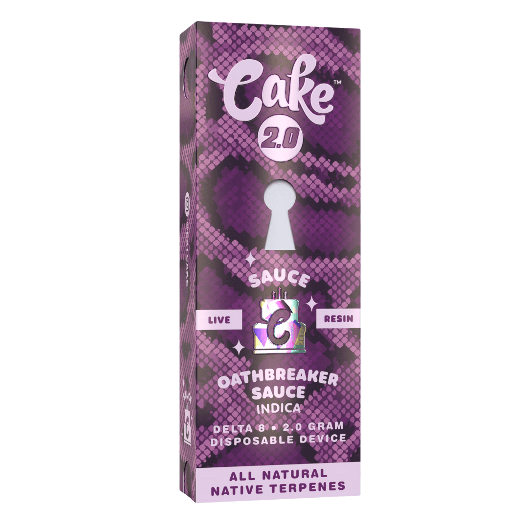 Cake Animal Print Live Resin Delta-8 THC Disposable Vape | 2G/5CT/PK