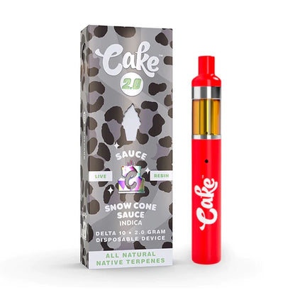 Cake Animal Print Live Resin Delta 10 THC Disposable Vape | 2G/5CT/PK