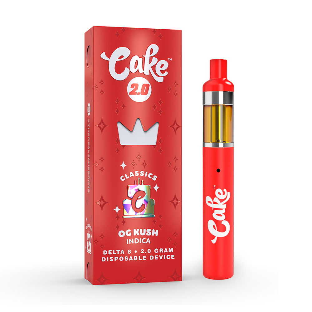 Cake Classics 2.0 Delta 8 Disposable Vape Device I 2000MG/5CT/PK