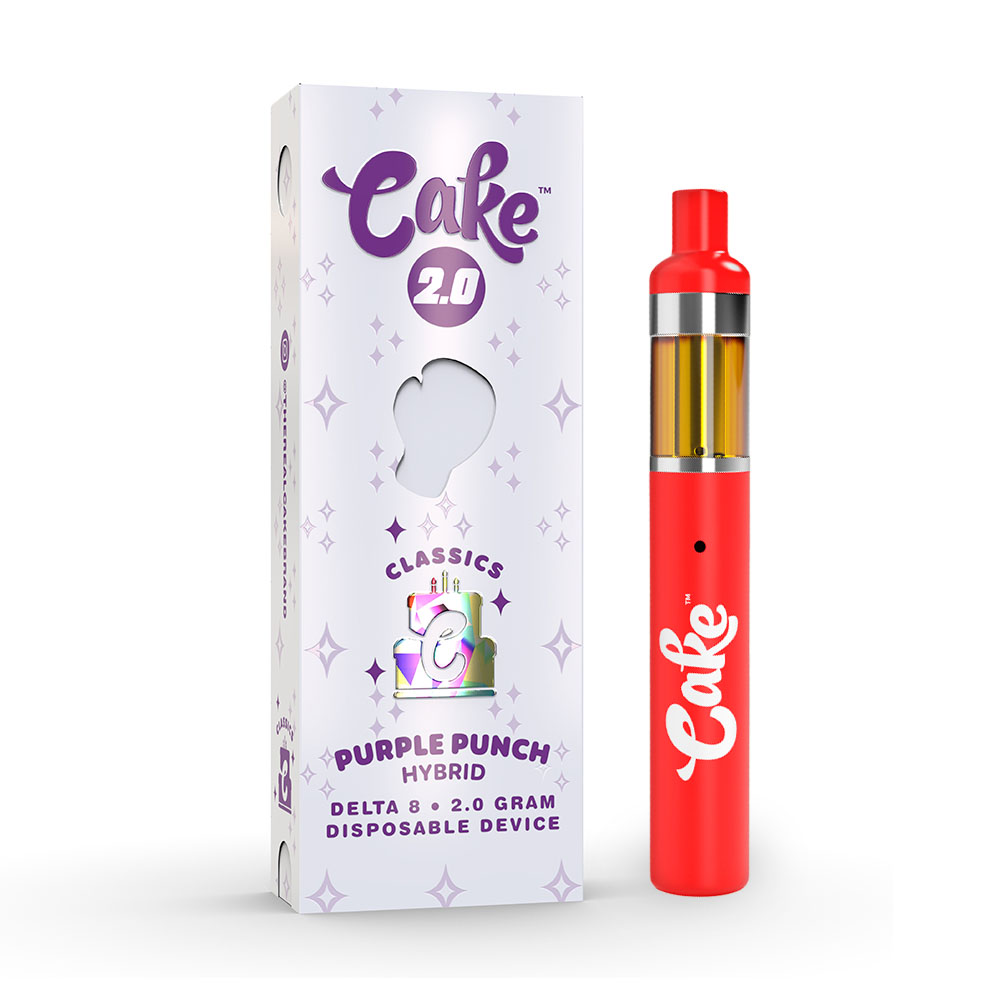 Cake Classics 2.0 Delta 8 Disposable Vape Device I 2000MG/5CT/PK