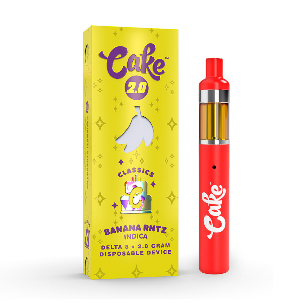 Cake Classics 2.0 Delta 8 Disposable Vape Device I 2000MG/5CT/PK