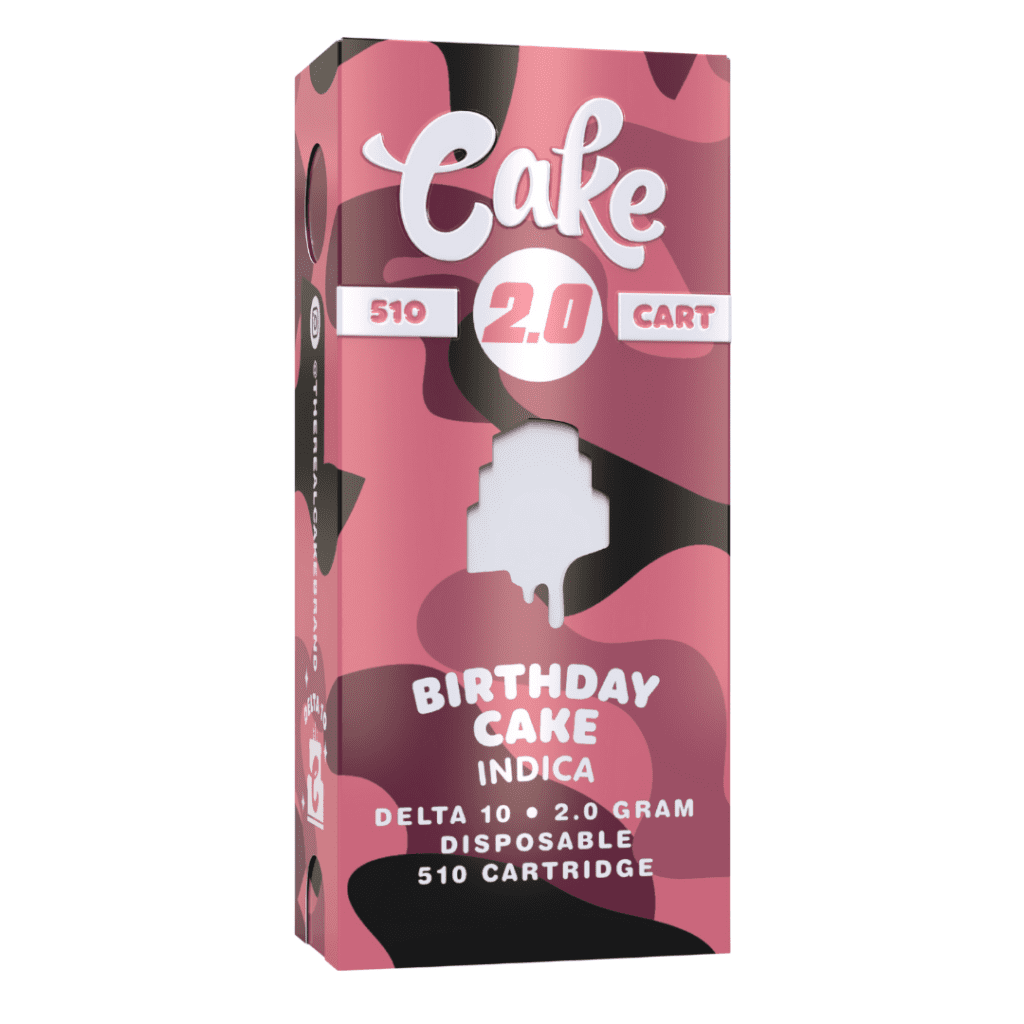 Cake Delta 10 THC Vape Cartridge I 2G/5CT/PK