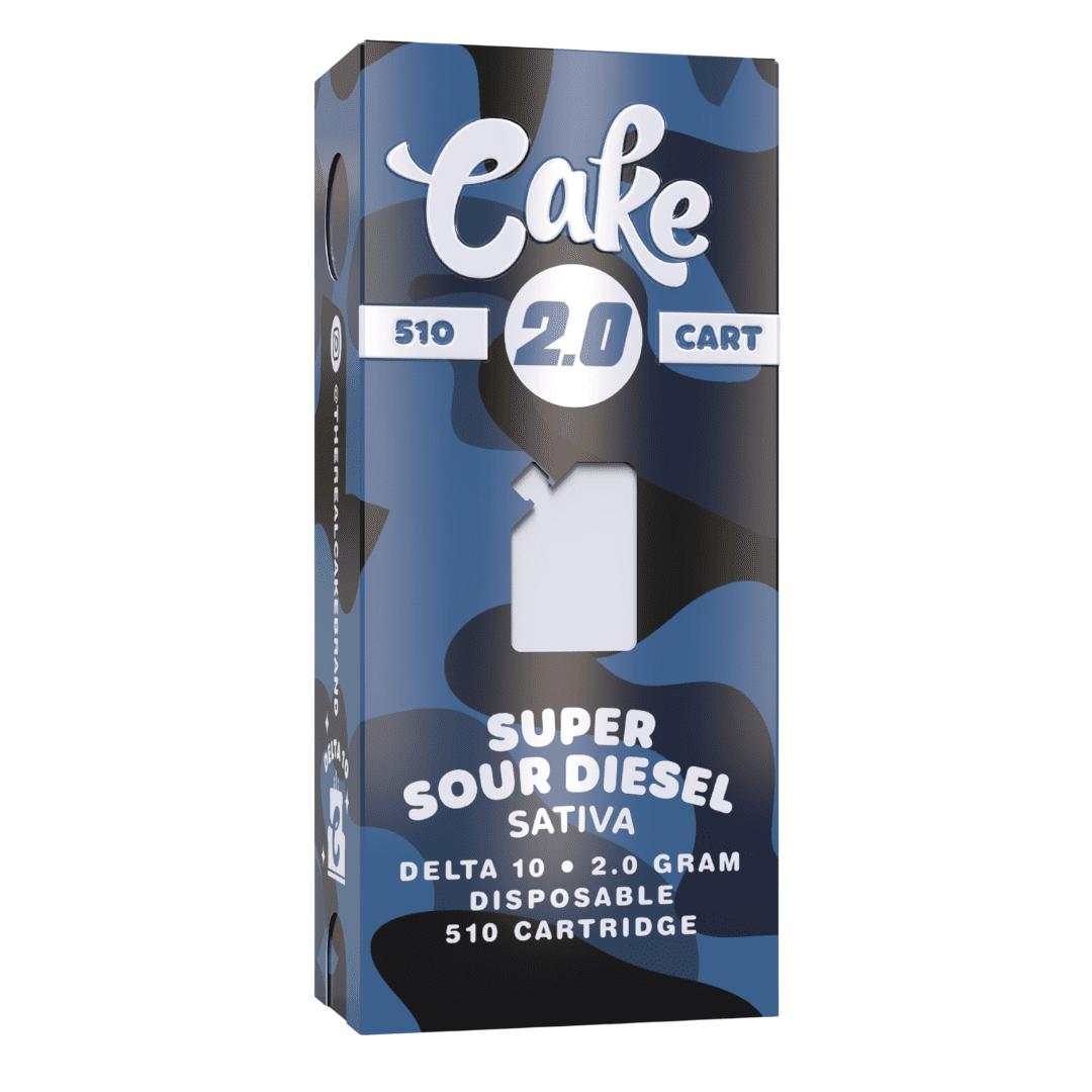 Cake Delta 10 THC Vape Cartridge I 2G/5CT/PK