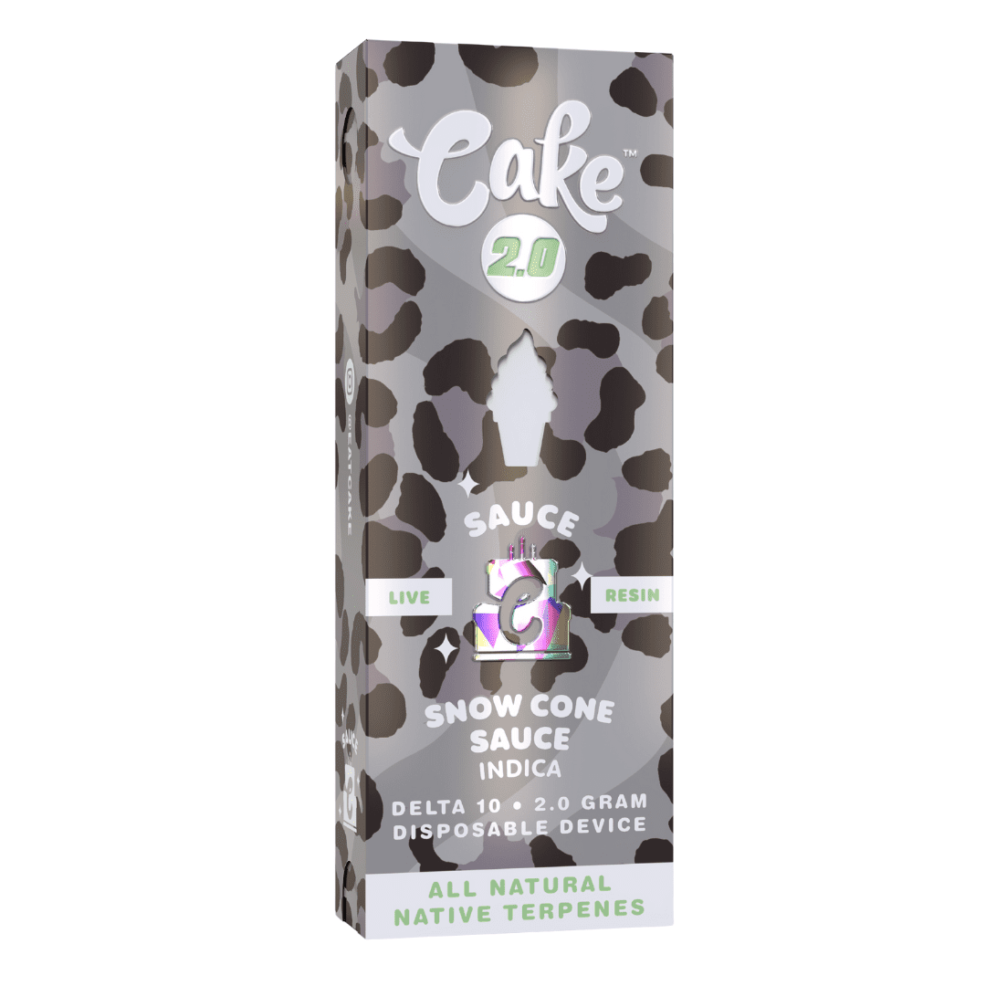 Cake Animal Print Live Resin Delta -10 THC Disposable Vape | 2G/5CT/PK