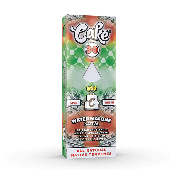 Cake $$$ Live Resin THC Disposable Vape Pen | 3G/5CT/PK