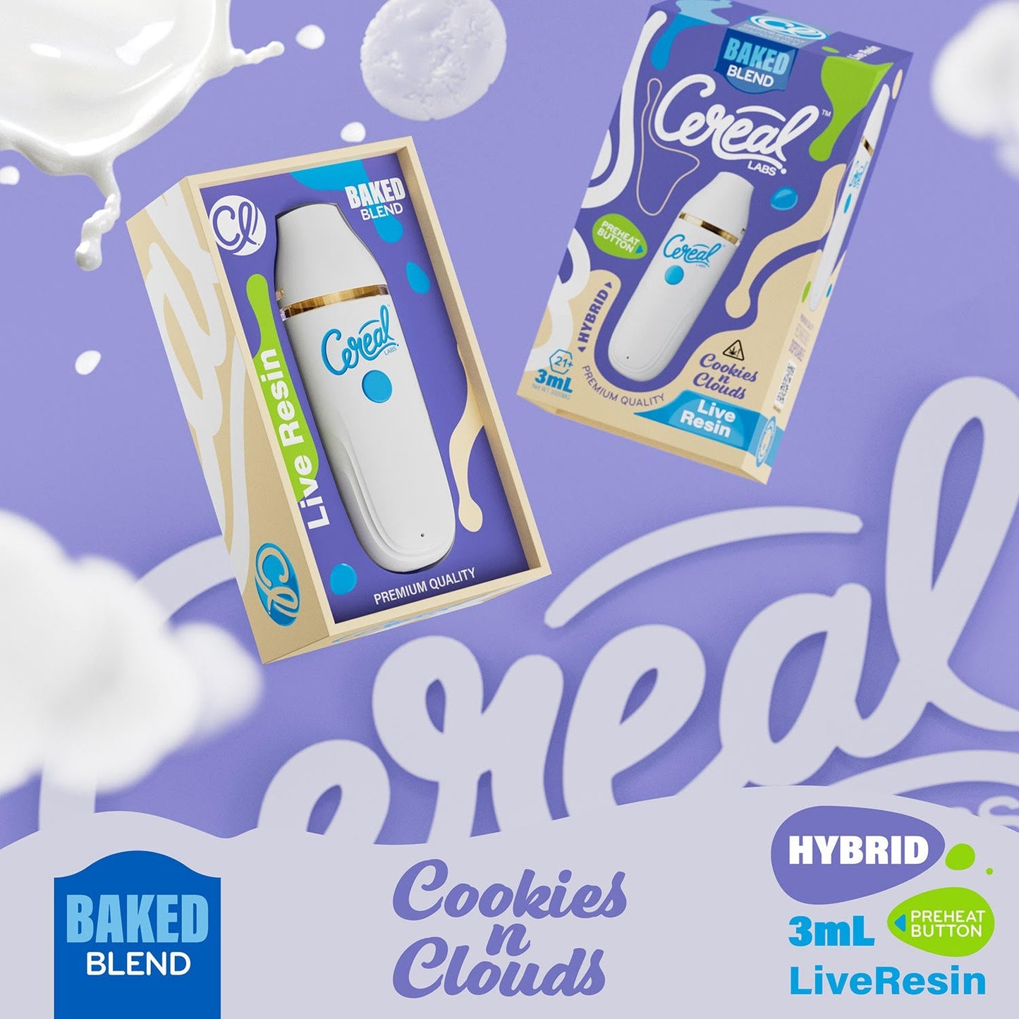 Cereal Labs Baked Blend Disposable Vape I 3G - (Display of 5)