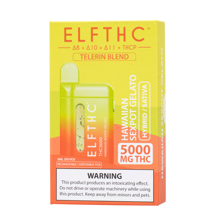 ELF THC TELERIN BLEND DISPOSABLE VAPE I 5gm - (Display of 5)