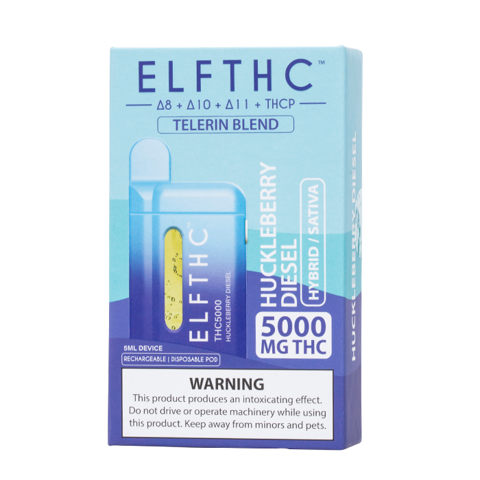 ELF THC TELERIN BLEND DISPOSABLE VAPE I 5gm - (Display of 5)