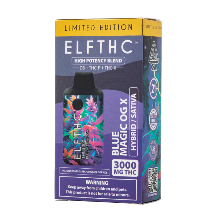 ELF THC THC3000 THC DISPOSABLE VAPE I 3gm - (Display of 5)