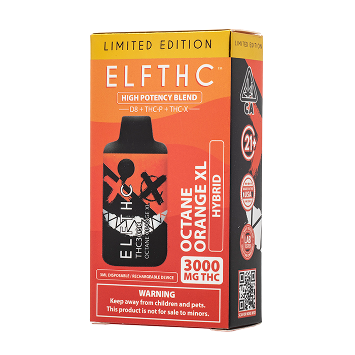 ELF THC THC3000 THC DISPOSABLE VAPE I 3gm - (Display of 5)