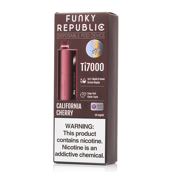 Funky Republic Ti7000 Disposable Vape - 7000 Puffs (5pk)
