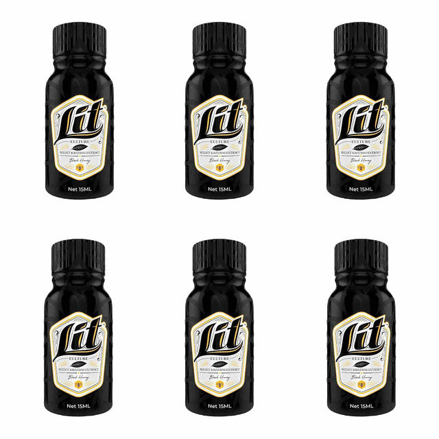 Lit Culture Kratom Extract Shot 15ml - Black Honey - Box of 12