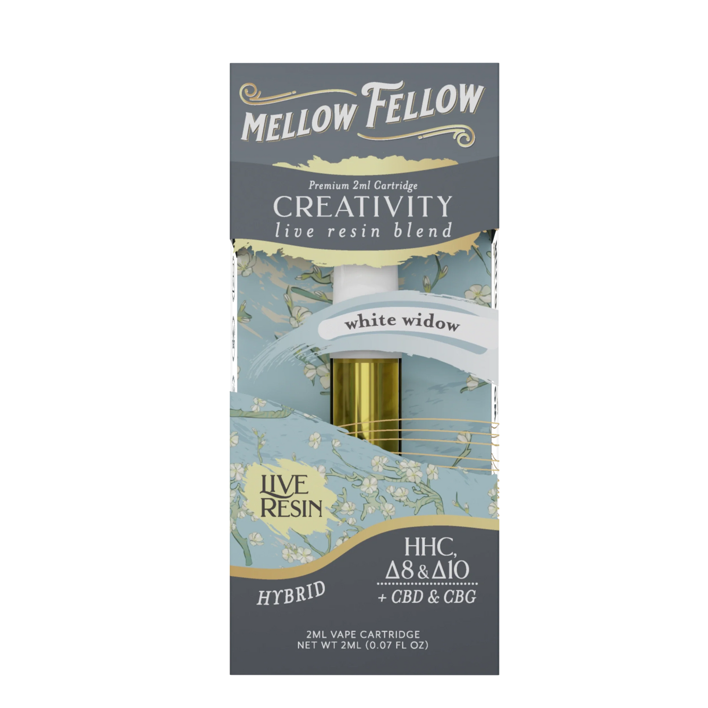 Mellow Fellow Live Resin Premium Blend Vape Cartridges I 2ML/6CT/PK