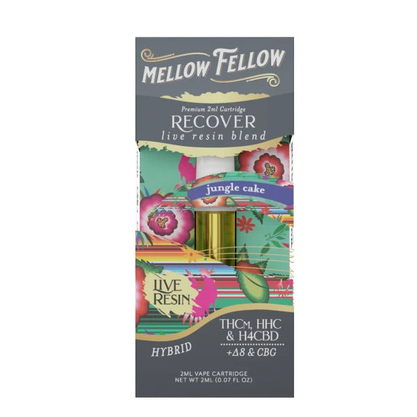 Mellow Fellow Live Resin Premium Blend Vape Cartridges I 2ML/6CT/PK