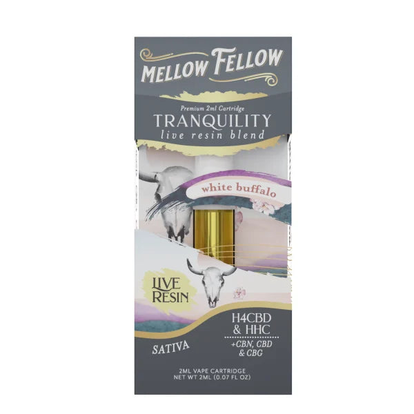 Mellow Fellow Live Resin Premium Blend Vape Cartridges I 2ML/6CT/PK