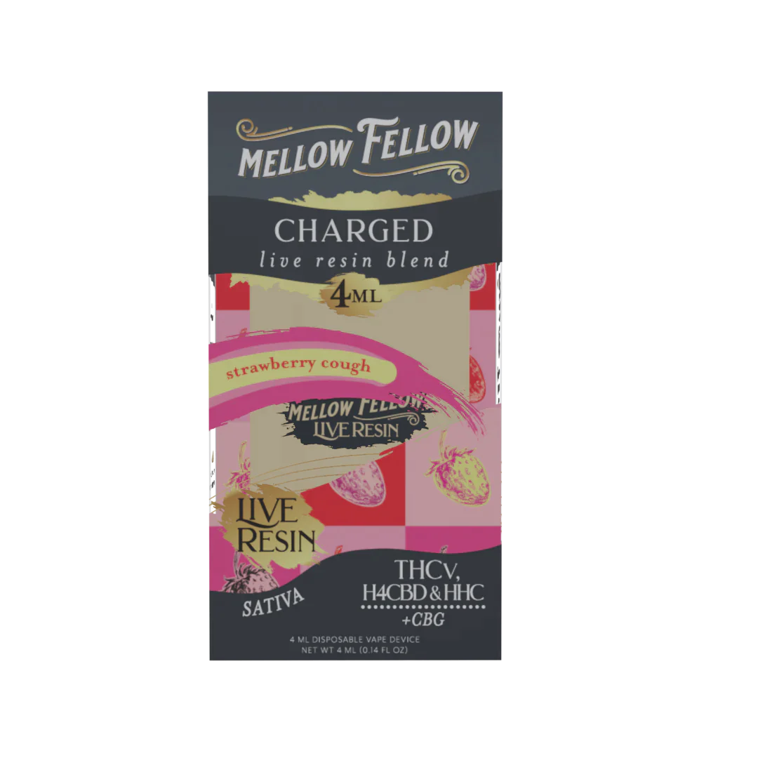 Mellow Fellow LIVE RESIN Premium Blend Disposable Vape Device I 4ML/6CT/PK