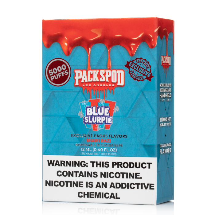 PACKWOOD PACKSPOD DISPOSABLE VAPE 5000 PUFFS