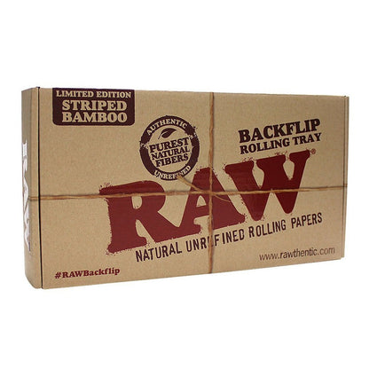 Raw Bamboo Backflip Magnetic Rolling Tray - Bamboo