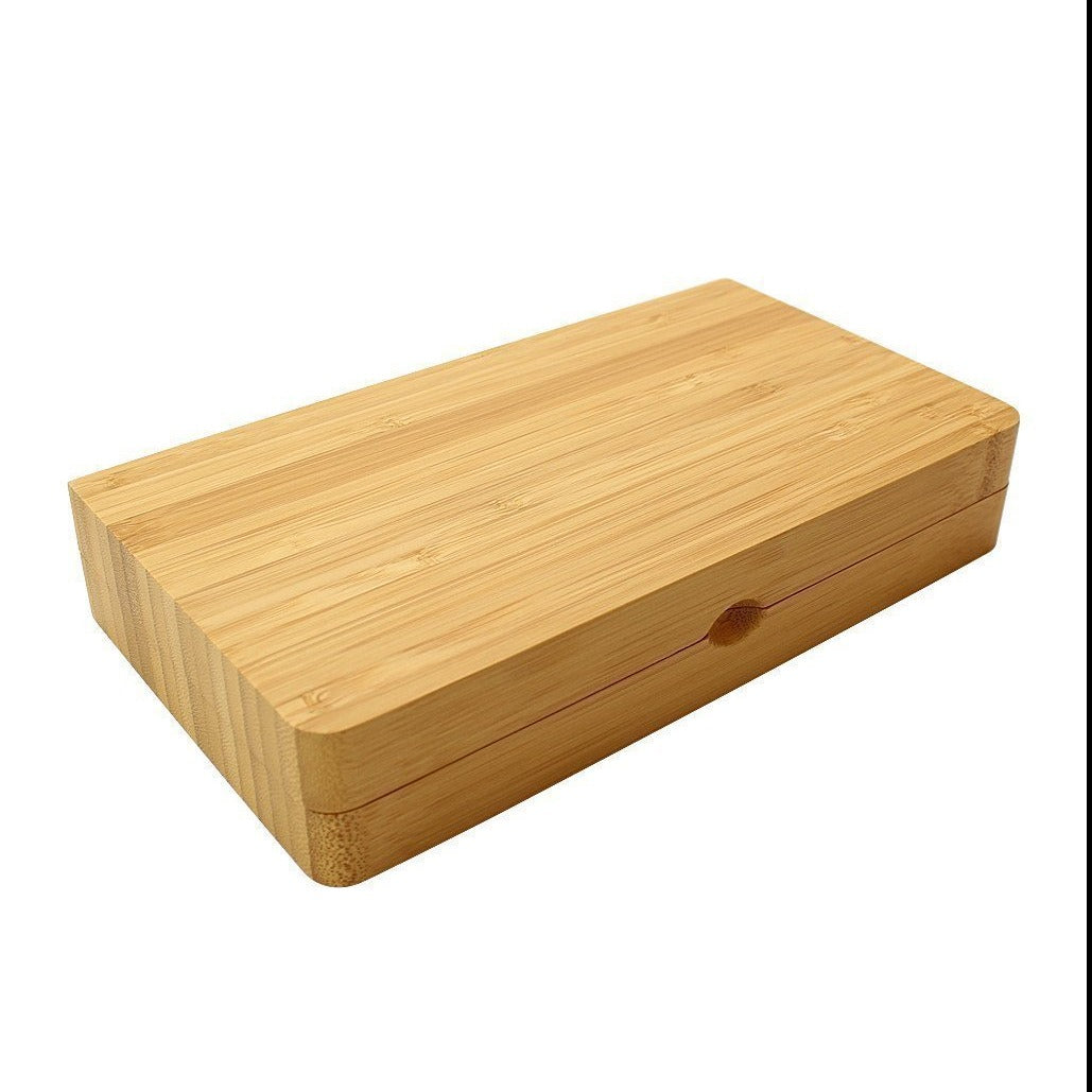 Raw Bamboo Backflip Magnetic Rolling Tray - Bamboo