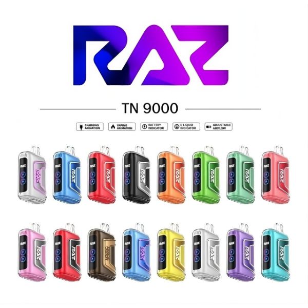 RAZ TN9000 DISPOSABLE VAPE 5% NICOTINE