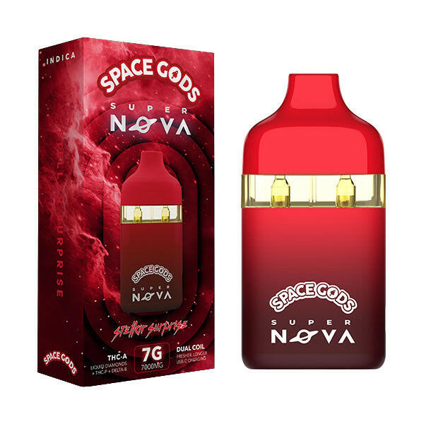 SPACE GODS SUPER NOVA THC-A DISPOSABLE VAPE I 7G (Display of 5)